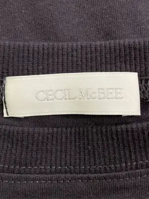 CECIL McBEE/セシルマクビー/Tシャツ/カットソー/トップス/ネイビー/M