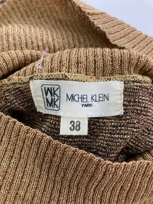 MICHEL KLEIN/ミッシェルクラン/ノースリーブ/トップス/ブラウン/38