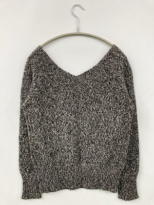 C.D.S/シーディーエス/ニット/セーター/トップス/グレー/M