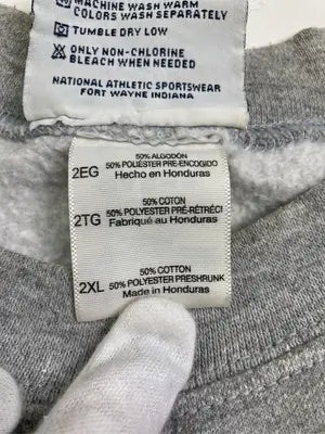 National Athletic Sportswear/スウェット/トップス/グレー/2XL