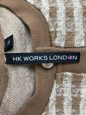 HK WORKS LONDON/エイチケーワークスロンドン/カーディガン/ボレロ/トップス/ブラウン/LL