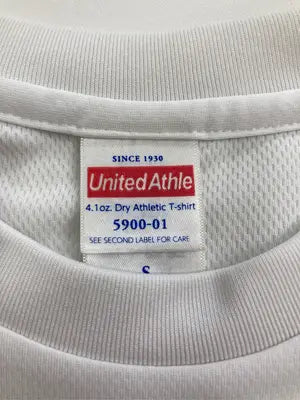 United Athle/ユナイテッドアスレ/Tシャツ/カットソー/トップス/ホワイト/S