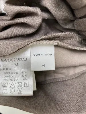 GLOBAL WORK/グローバルワーク/スラックス/パンツ/ブラウン/M