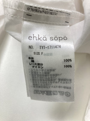 ehka sopo/エヘカソポ/シャツ/ブラウス/トップス/ホワイト/F