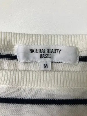 NATURAL BEAUTY BASIC/ナチュラルビューティーベーシック/ニット/セーター/トップス/アイボリー/M