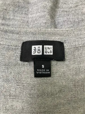 UNIQLO/ユニクロ/ニット/セーター/トップス/グレー/S