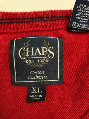 CHAPS/チャップス/Tシャツ/カットソー/トップス/レッド/XL