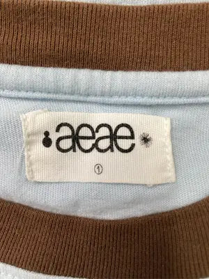 aeae/Tシャツ/カットソー/トップス/スカイブルー/1