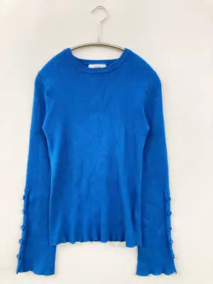 AZUL by MOUSSY/アズールバイマウジー/ニット/セーター/トップス/ブルー/M