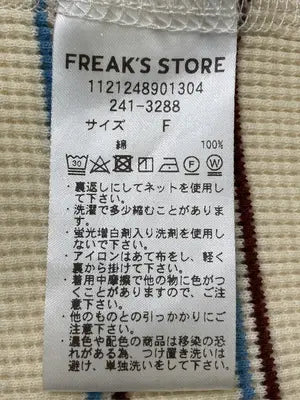 FREAK'S STORE/フリークスストア/Tシャツ/カットソー/トップス/アイボリー/F