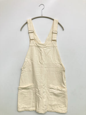 flower/フラワー/ジャンパースカート/ワンピース/ドレス/アイボリー/M