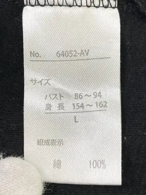 AUTHENTIC/オーセンティック/Tシャツ/カットソー/トップス/ブラック/L