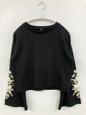 Tシャツ/カットソー/トップス/ブラック/M