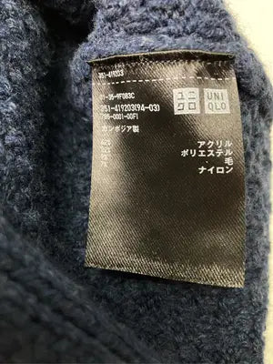 UNIQLO/ユニクロ/ニット/セーター/トップス/ネイビー/3XL