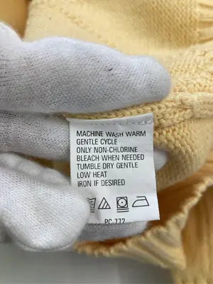 IZOD/アイゾッド/ニット/セーター/トップス/イエロー/M