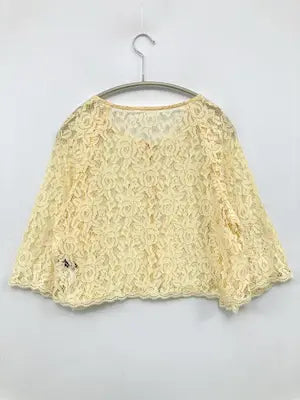 RUIRUE BOUTIQUE/ルイルエブティック/カーディガン/ボレロ/トップス/アイボリー/XL