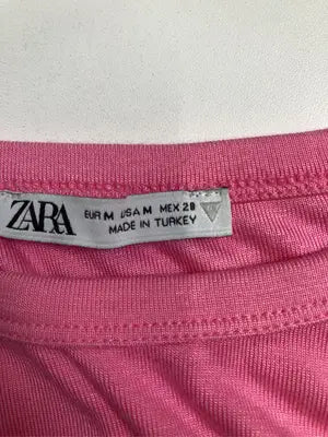 ZARA/ザラ/Tシャツ/カットソー/トップス/ピンク/EUR M