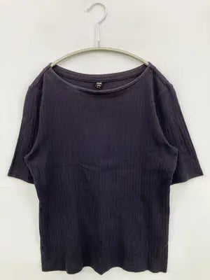 UNIQLO/ユニクロ/Tシャツ/カットソー/トップス/パープル/L
