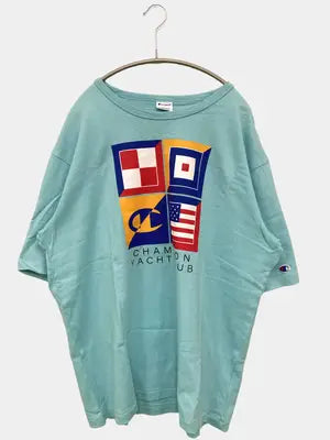 Champion/チャンピオン/Tシャツ/カットソー/トップス/スカイブルー/L