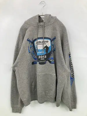 JERZEES/ジャージーズ/パーカー/トップス/グレー/XL