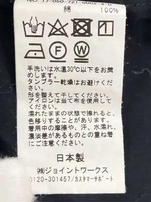 JOINTWORKS/ジョイントワークス/シャツ/ブラウス/トップス/ブラック/L