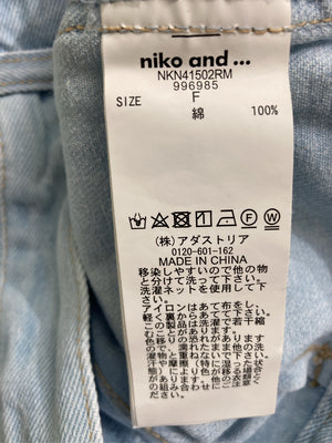 niko and .../ニコアンド/デニムパンツ/パンツ/スカイブルー/F