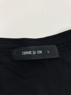 COMME CA ISM/コムサイズム/タンクトップ/トップス/ブラック/L