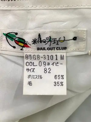 Bail Out Culb/スラックス/パンツ/ネイビー/82