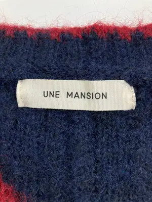 UNE MANSION/ウメマンション/ニット/セーター/トップス/ネイビー/F