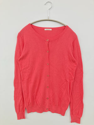 GLACIER/グラシア/カーディガン/ボレロ/トップス/レッド/L