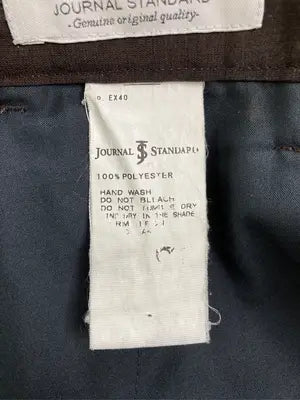 JOURNAL STANDARD/ジャーナルスタンダード/スラックス/パンツ/ブラウン