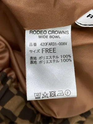 RODEO CROWNS/ロデオクラウンズ/その他パンツ/パンツ/ブラウン/FREE