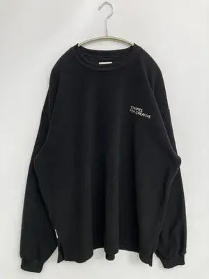 STRIPES FOR CREATIVE/スウェット/トップス/ブラック/L