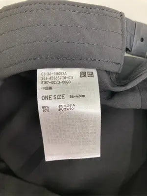 UNIQLO/ユニクロ/キャップ/帽子/ブラック/ONE SIZE