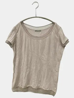 SWIMMING TO THE MOON/Tシャツ/カットソー/トップス/ベージュ/M