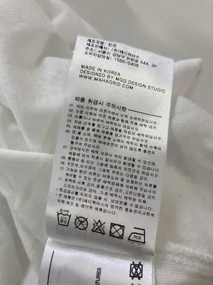 mahagrid/マハグリッド/Tシャツ/カットソー/トップス/ホワイト/L