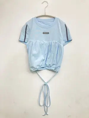 chuu/Tシャツ/カットソー/トップス/スカイブルー/160/84A