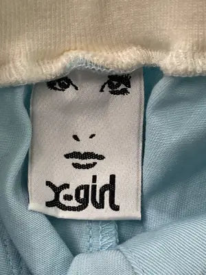 X-GIRL/エックスガール/ショート/ミニスカート/スカート/スカイブルー/1