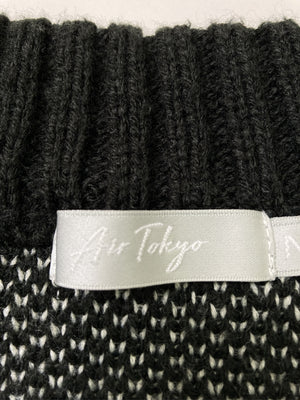Air Tokyo/エアートーキョー/ニット/セーター/トップス/ブラック/M