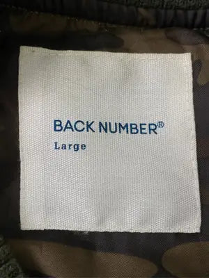 BACK NUMBER/バックナンバー/MA-1/ジャケット/アウター/カーキ/L