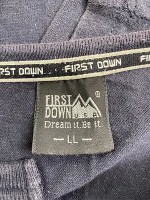 FIRST DOWN/ファーストダウン/Tシャツ/カットソー/トップス/ネイビー/LL