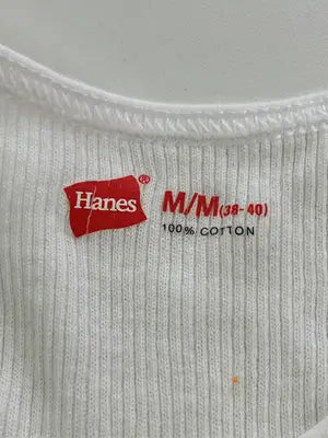 Hanes/ヘインズ/タンクトップ/トップス/ホワイト/M/M(38-40)
