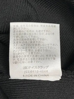 continuer de NICE CLAUP/コンティニューデナイスクラップ/ニット/セーター/トップス/ブラック/F