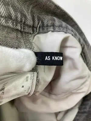 AS KNOW AS PINKY/アズノゥアズピンキー/デニムパンツ/パンツ/グレー/F