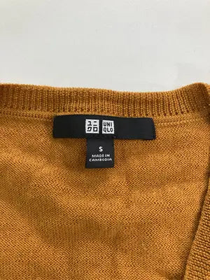 UNIQLO/ユニクロ/ニット/セーター/トップス/オレンジ/S