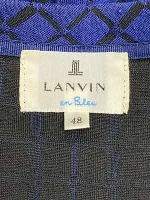 LANVIN EN BLUE/Tシャツ/カットソー/トップス/ブルー/48