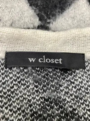 w closet/ダブルクローゼット/ニット/セーター/トップス/ブラック/F