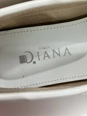 DIANA/ダイアナ/モカシン/デッキシューズ/シューズ/ホワイト/23.5cm