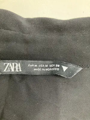 ZARA/ザラ/シャツワンピース/ワンピース/ドレス/ブラック/M