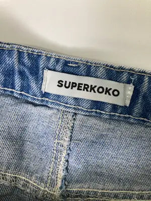 SUPERKOKO/デニムスカート/スカート/スカイブルー/S